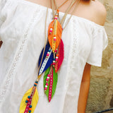 Boho Feather Necklaces