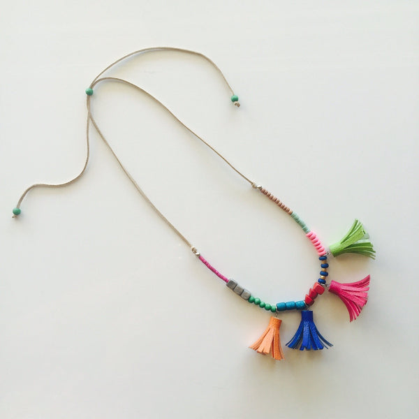 Colour Blast - Tassel Necklaces