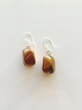 Copper Glass Bead Earrings