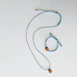 Copper Glass Bead Necklaces