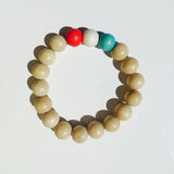 Natural Bracelet - Aqua/WhitePink