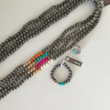 Neon Metallic Necklaces