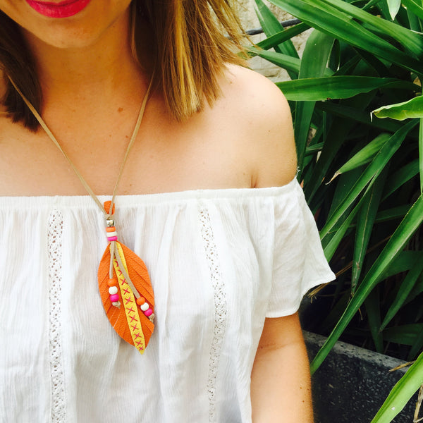 Boho Feather Necklaces